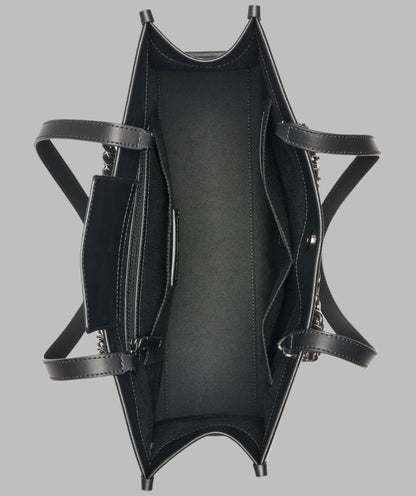 KarlLagerfeld Savoie monogram tote black