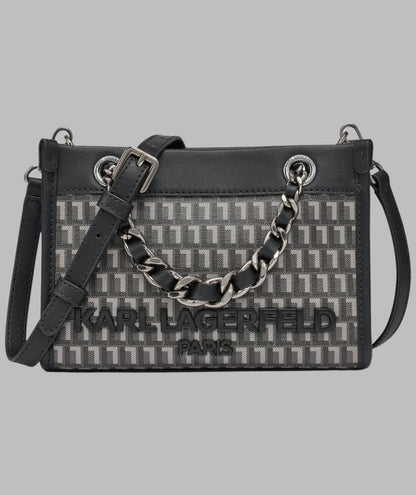 KarlLagerfeld Mini savoie monogram crossbody black
