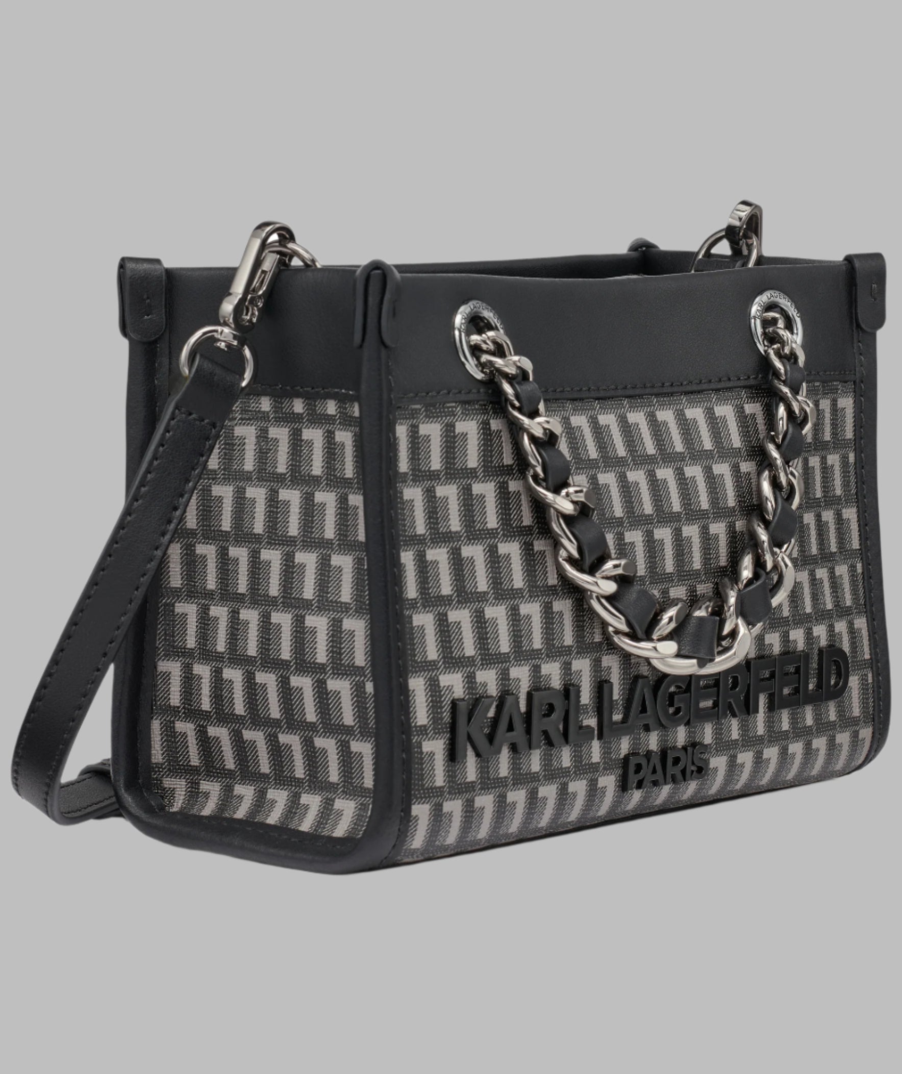 KarlLagerfeld Mini savoie monogram crossbody black