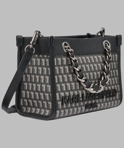 KarlLagerfeld Mini savoie monogram crossbody black
