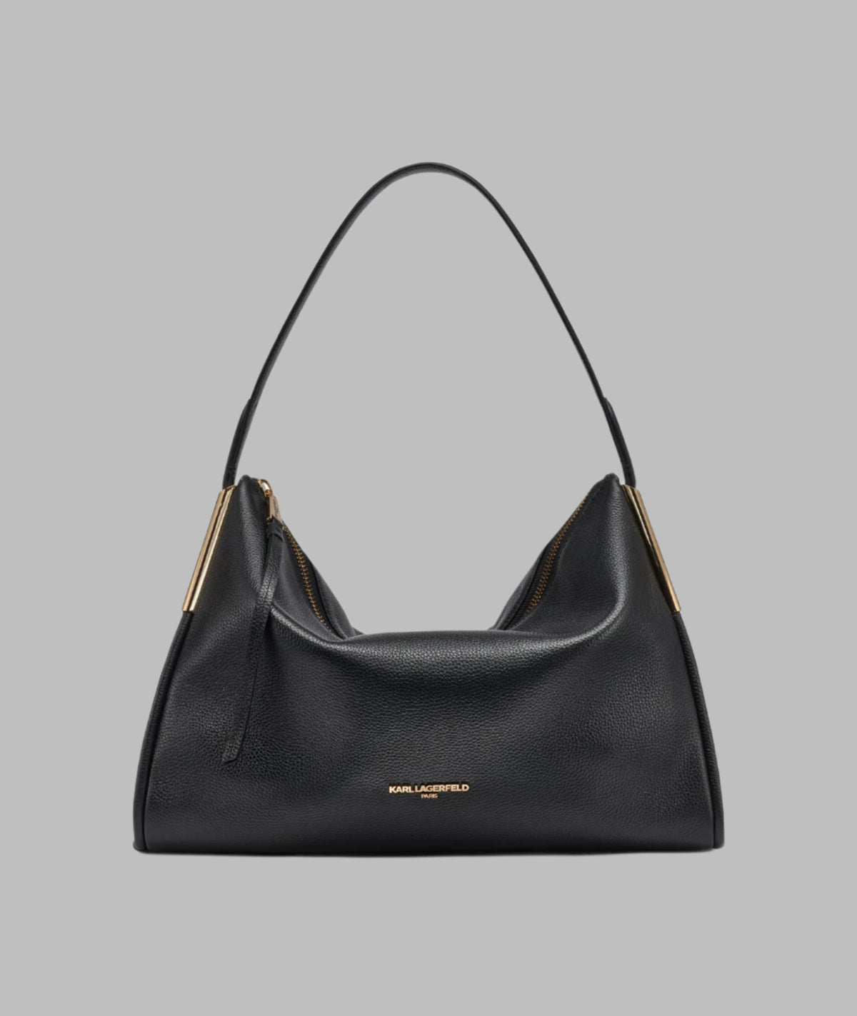 KarlLagerfeld Valerie leather shoulder bag black