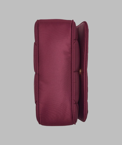 KarlLagerfeld Voyage logo crossbody wine