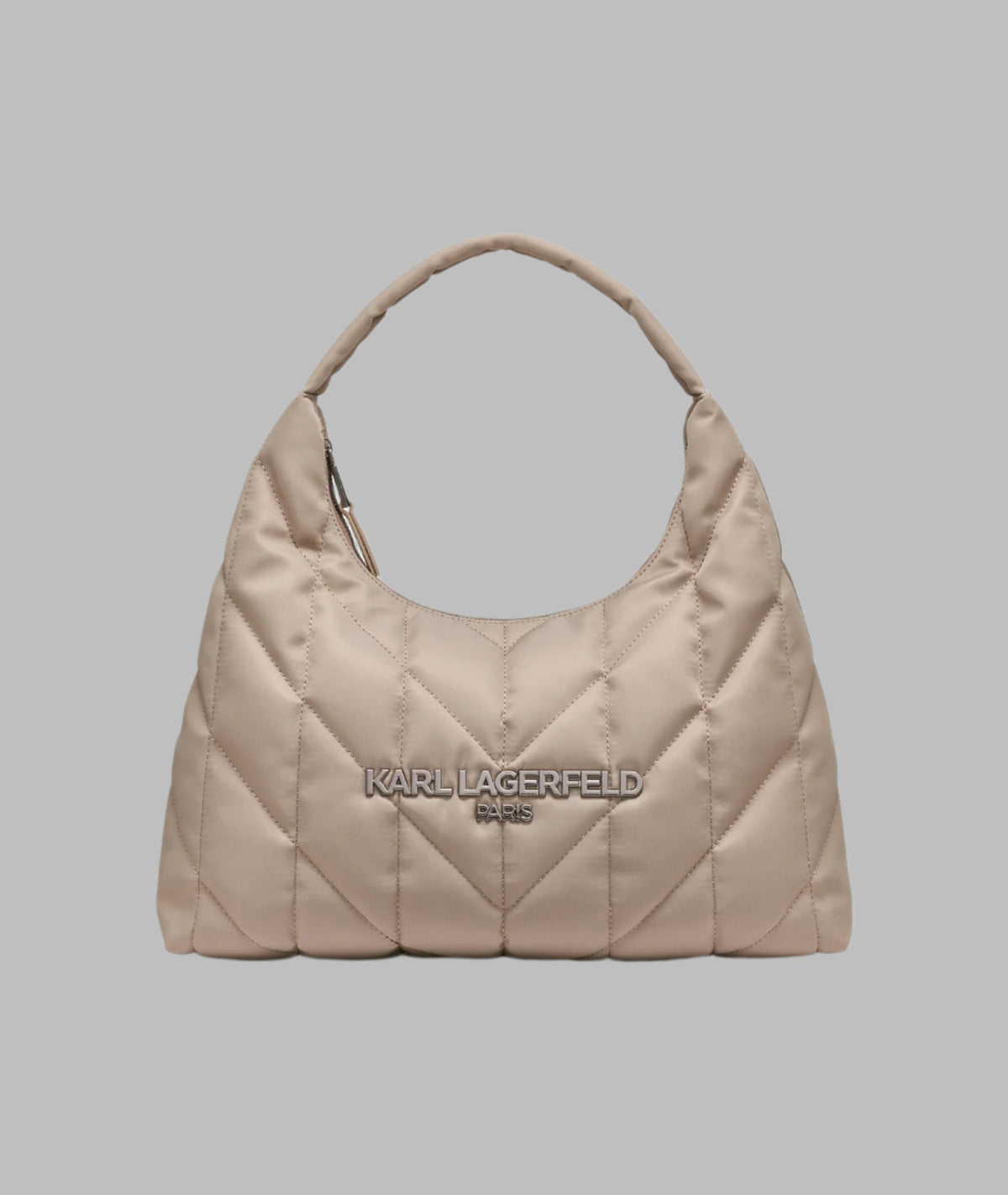 KarlLagerfeld Voyage med tote nylon truffle