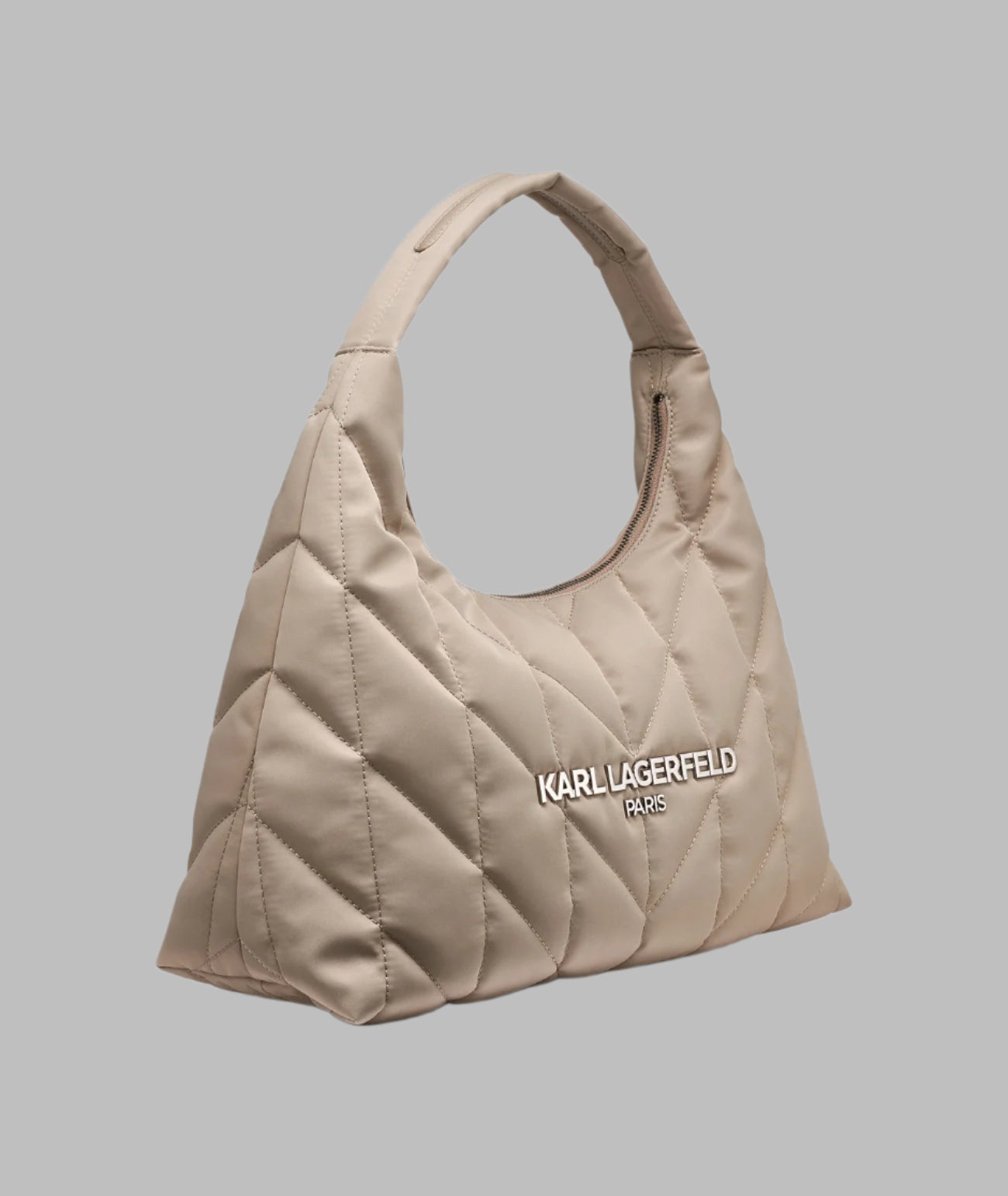 KarlLagerfeld Voyage med tote nylon truffle