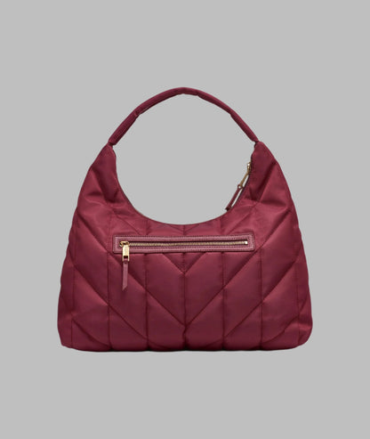 KarlLagerfeld Voyage med tote nylon wine