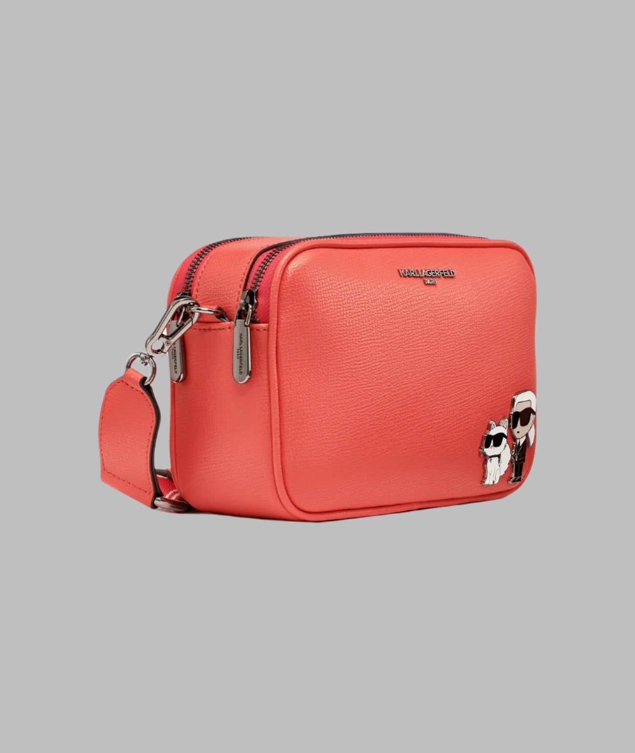 KarlLagerfeld Maybelle camera crossbody red