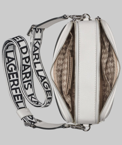 KarlLagerfeld Maybelle camera crossbody white