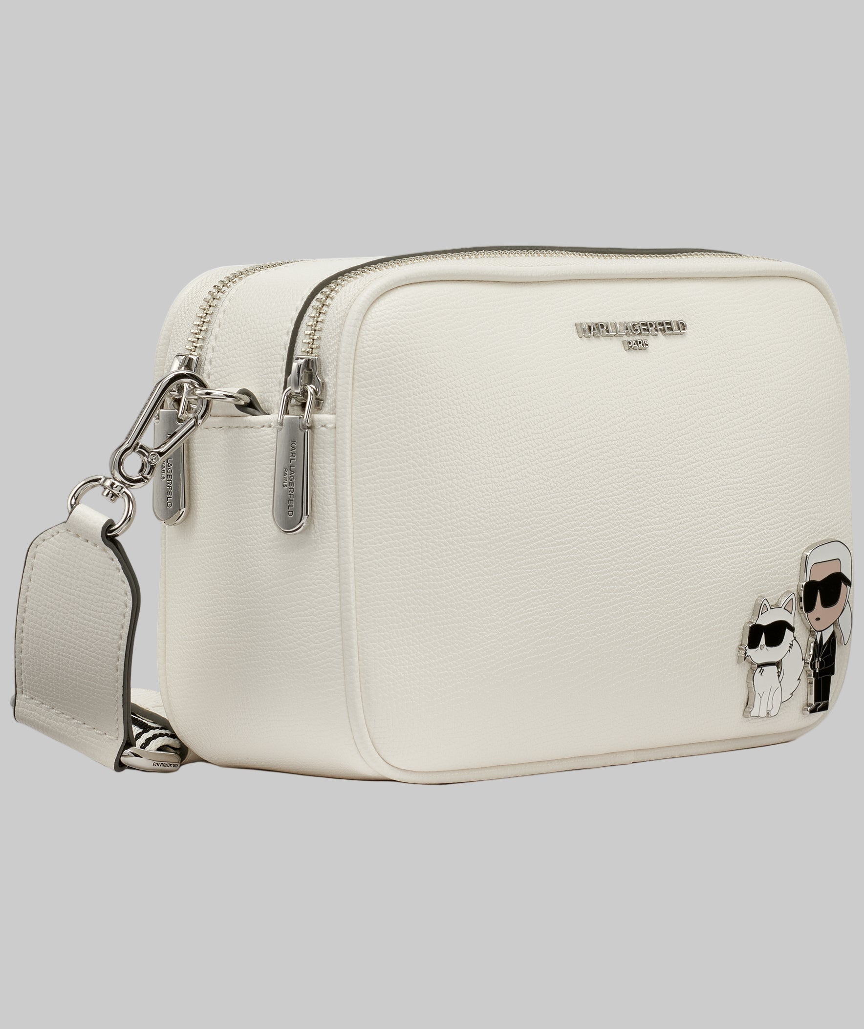 KarlLagerfeld Maybelle camera crossbody white