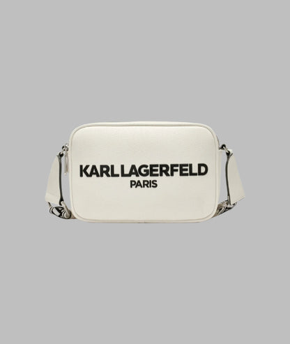 KarlLagerfeld Maybelle camera crossbody white