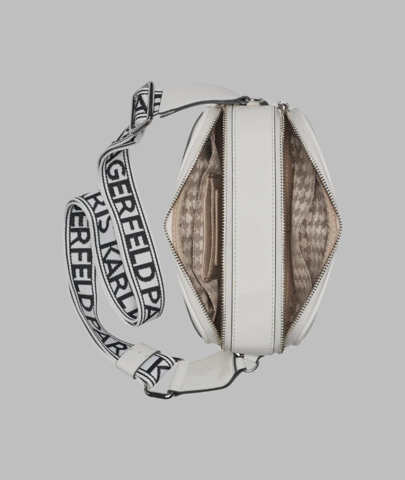 KarlLagerfeld Maybelle camera crossbody white