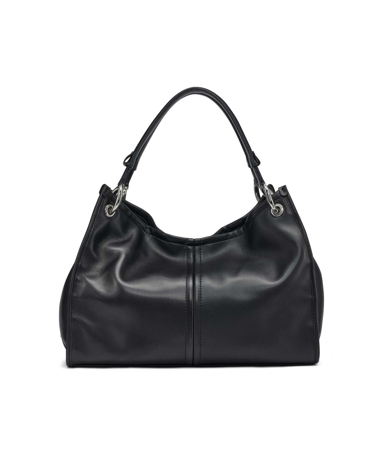 LUCIENE MEDIUM TOTE WITH FLOWERS Black Black