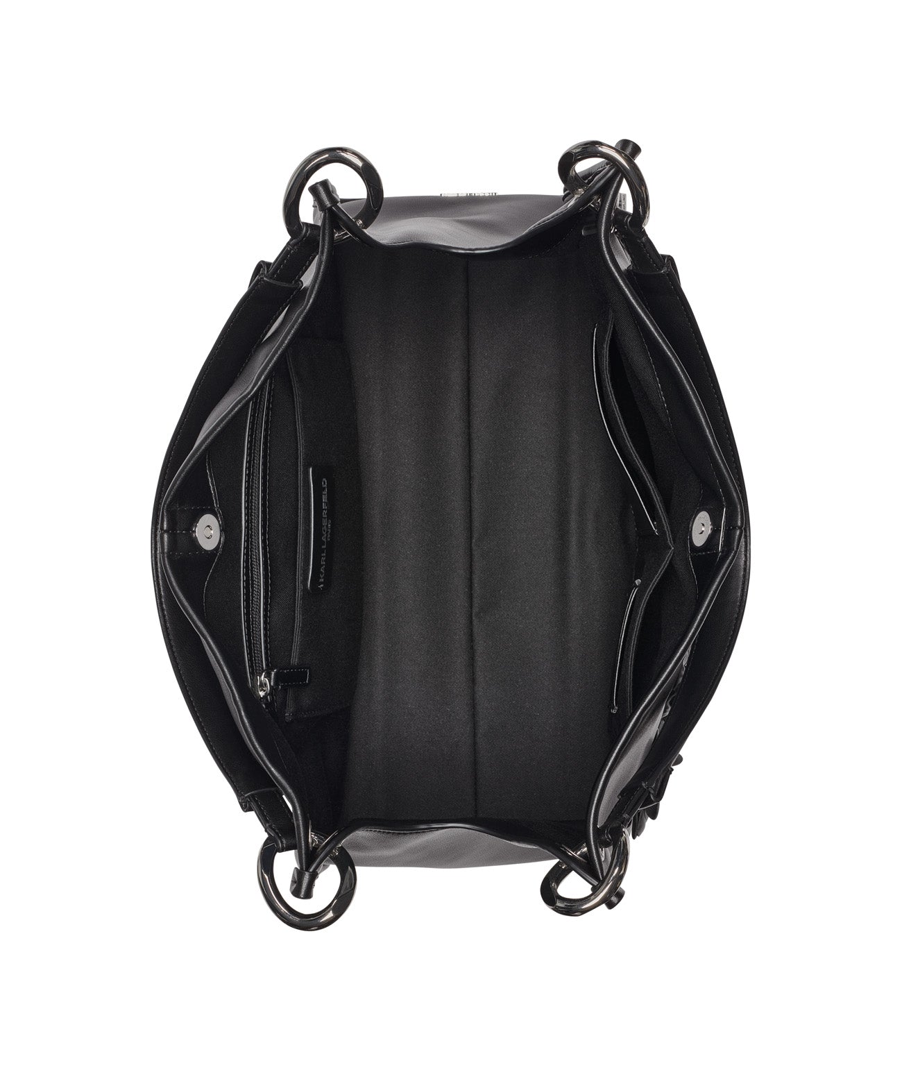 LUCIENE MEDIUM TOTE WITH FLOWERS Black Black