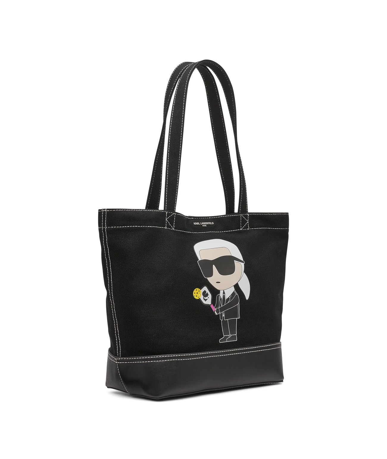 CANNES EAST WEST TOTE Black Pickleball Karl Black Pickleball Karl