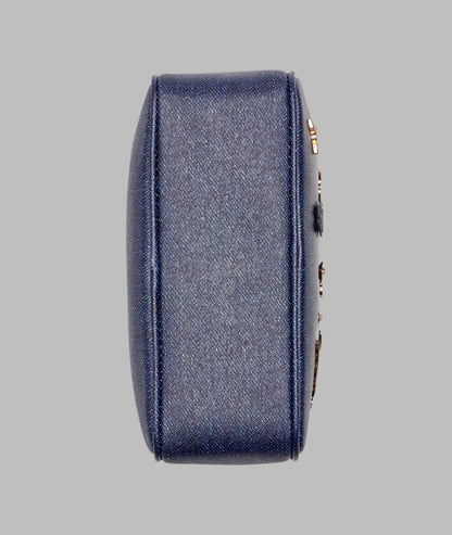 KarlLagerfeld Maybelle denim crossbody with pins