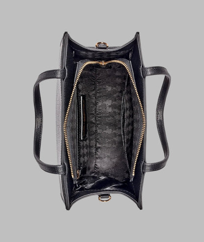 KarlLagerfeld Maybelle duo top handle satchel black