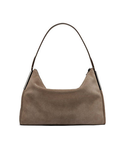 VALERIE SUEDE SHOULDER BAG Brown Brown