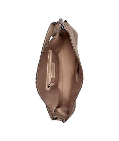 VALERIE SUEDE SHOULDER BAG Brown Brown