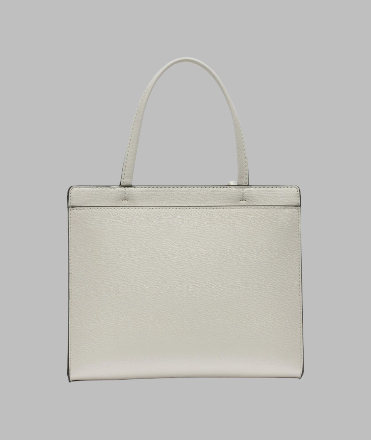KarlLagerfeld Maybelle duo top handle satchel white
