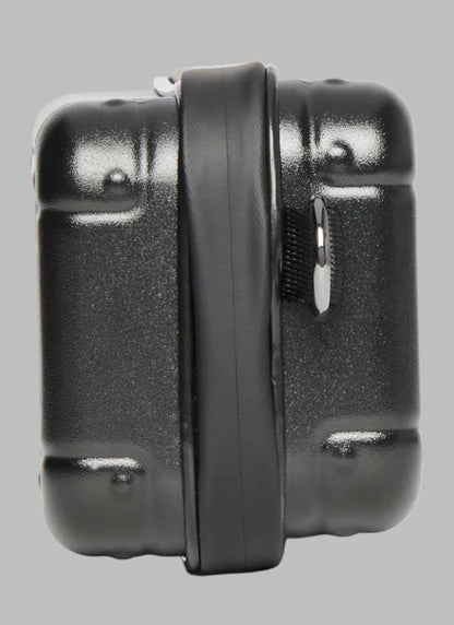 KarlLagerfeld Logo hard case crossbody with logo strap black