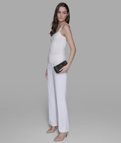 KarlLagerfeld Kosette shoulder bag with studs black