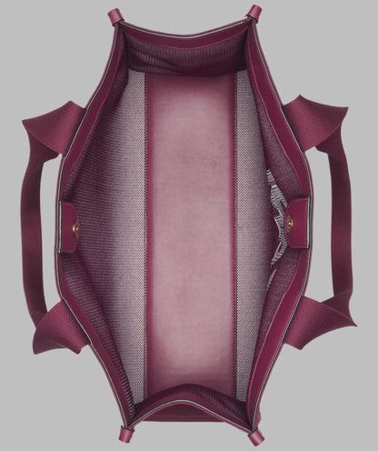 KarlLagerfeld Kristina large tote wine