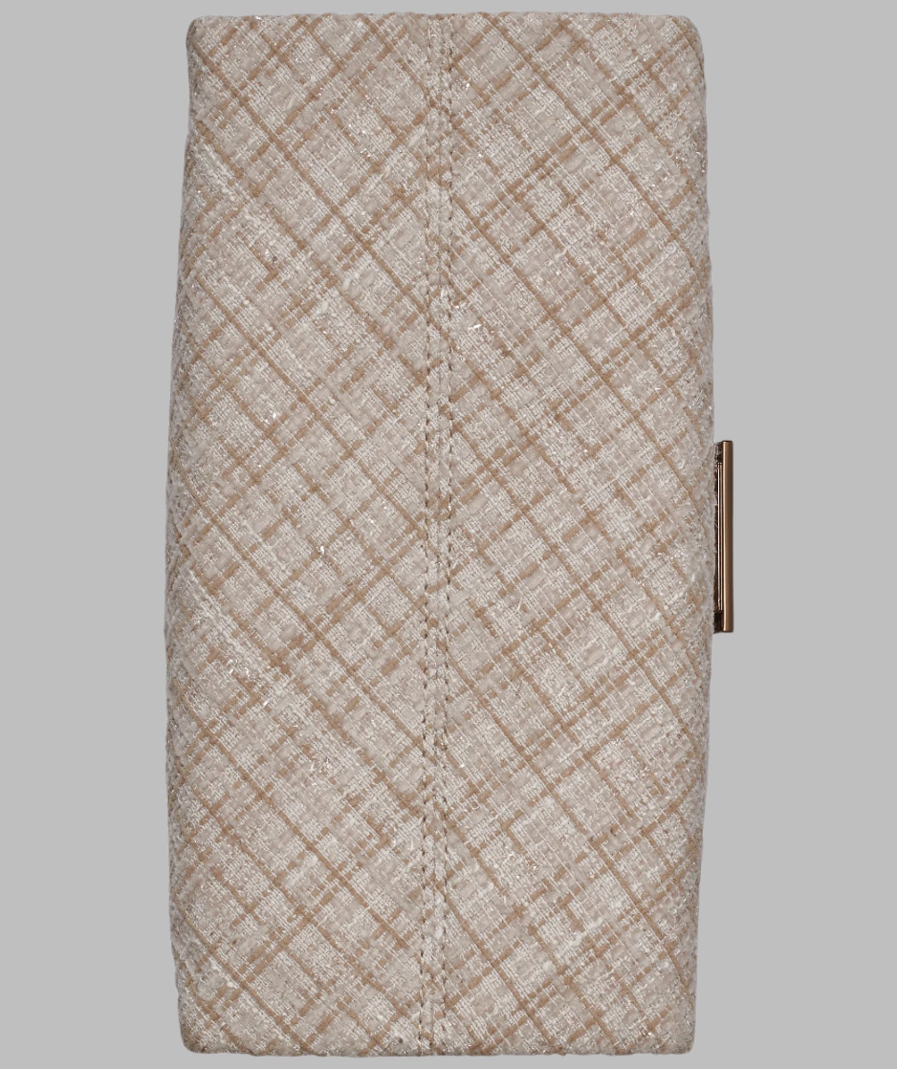 KarlLagerfeld Liana tweed shoulder bag beige