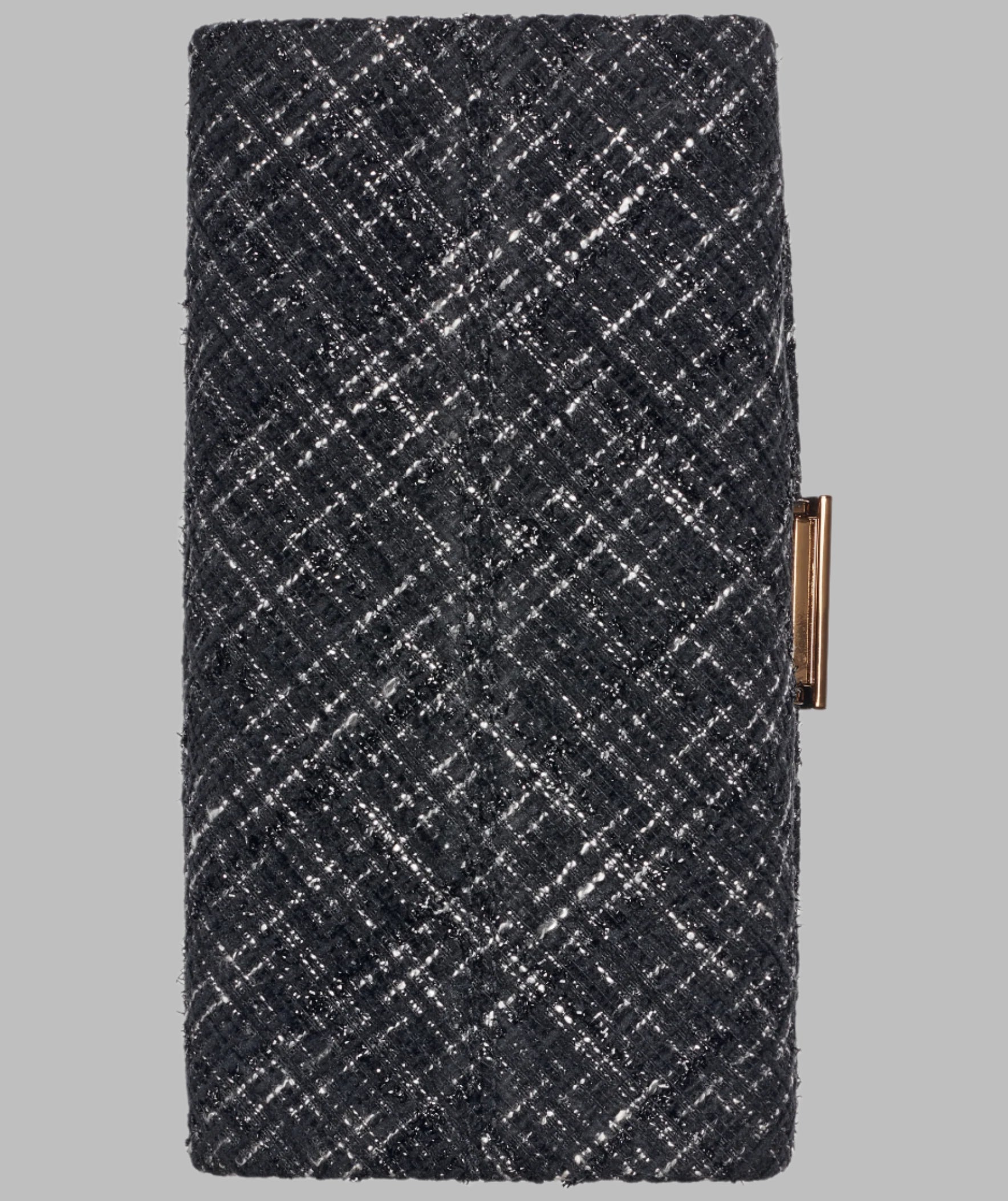 KarlLagerfeld Liana tweed shoulder bag black