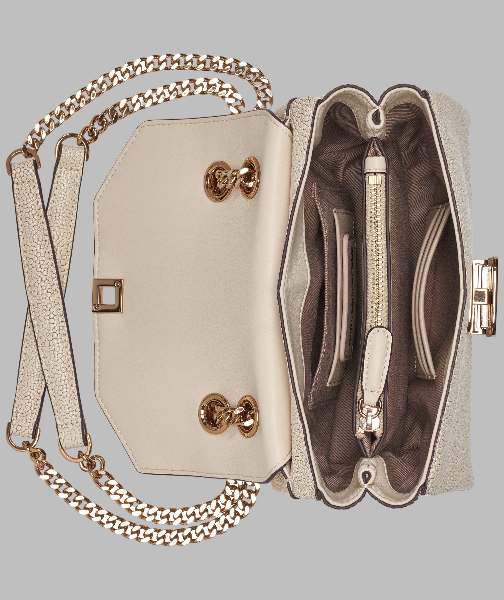KarlLagerfeld Liana shoulder bag beige