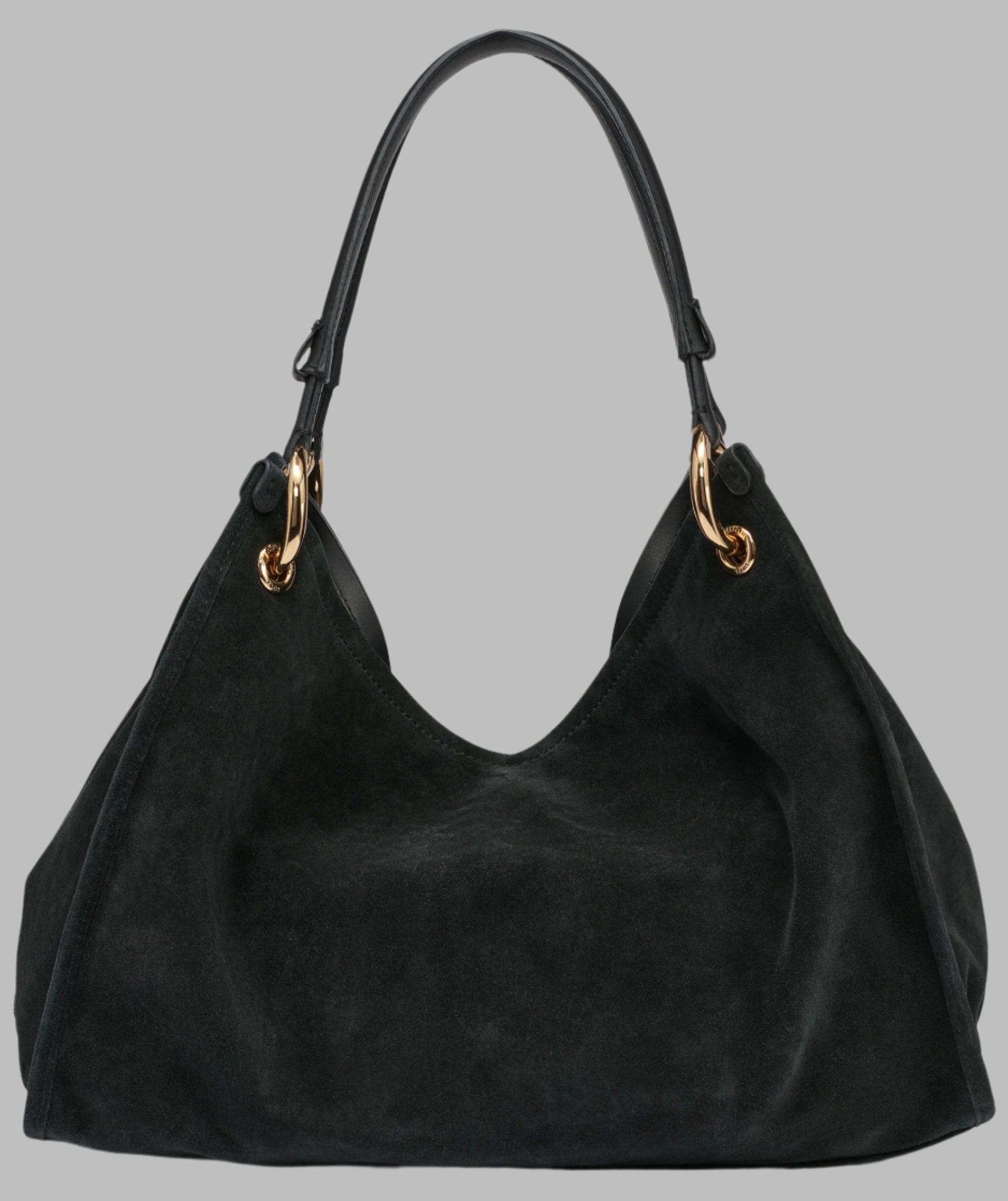 KarlLagerfeld Luciene medium tote with studs black