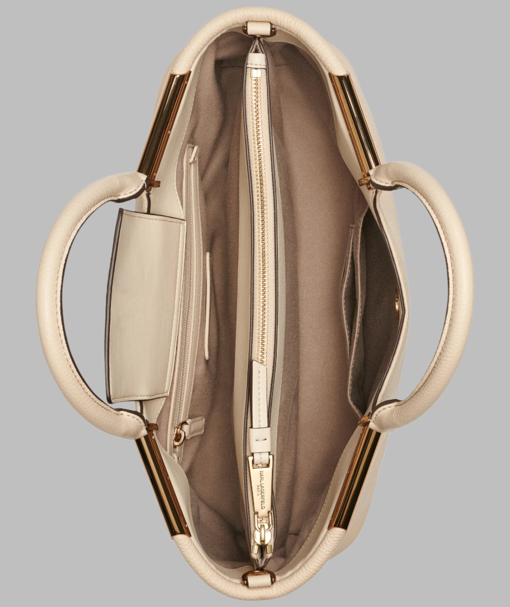 KarlLagerfeld Valerie satchel brie