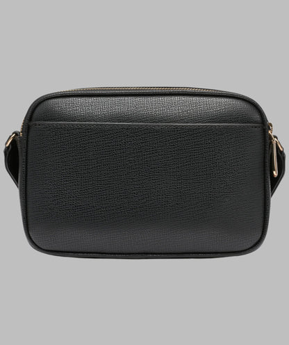 KarlLagerfeld Maybelle camera crossbody with patches black