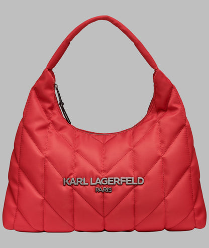 KarlLagerfeld Voyage med tote nylon crimson
