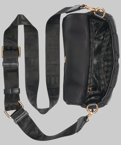 KarlLagerfeld Voyage logo crossbody black/gold