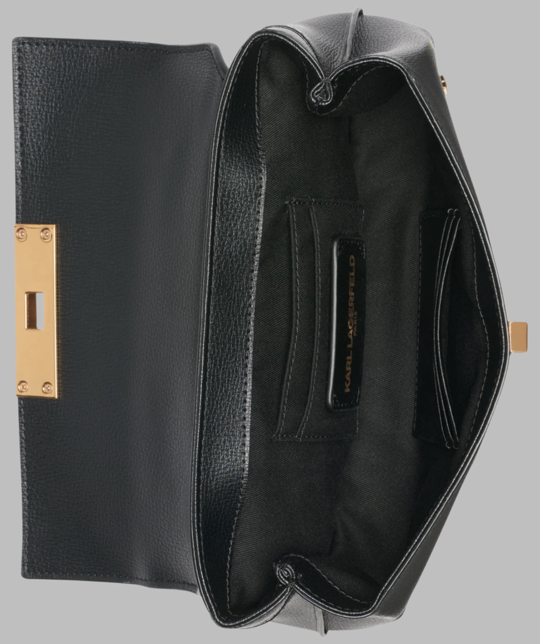 KarlLagerfeld Nicolette crossbody with cate pins black