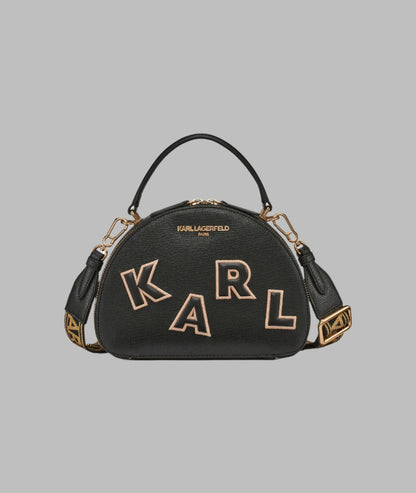 KarlLagerfeld Bellamy crossbody with pins black