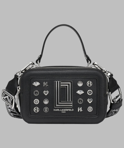 KarlLagerfeld Simone camera crossbody bag black