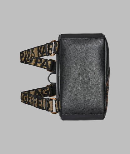 KarlLagerfeld Maybelle backpack black with white logo black
