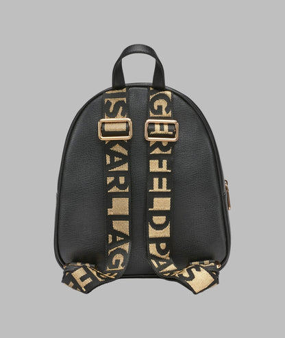 KarlLagerfeld Maybelle backpack black with white logo black