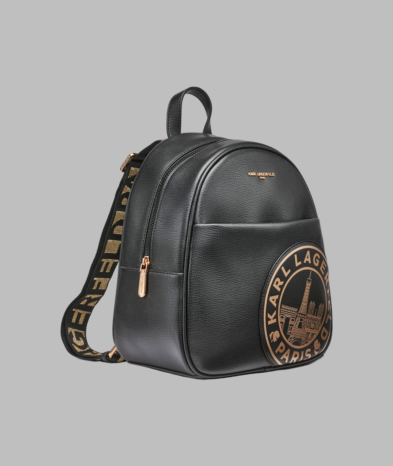 KarlLagerfeld Maybelle backpack black with white logo black