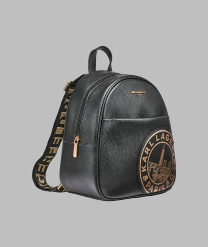 KarlLagerfeld Maybelle backpack black with white logo black
