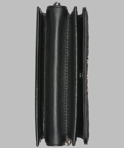 KarlLagerfeld Lourdes crossbody  black embriodered black