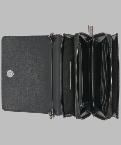 KarlLagerfeld Lourdes crossbody  black embriodered black