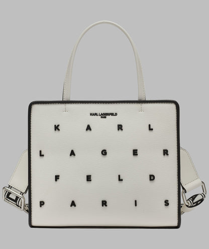 KarlLagerfeld Maybelle satchel white