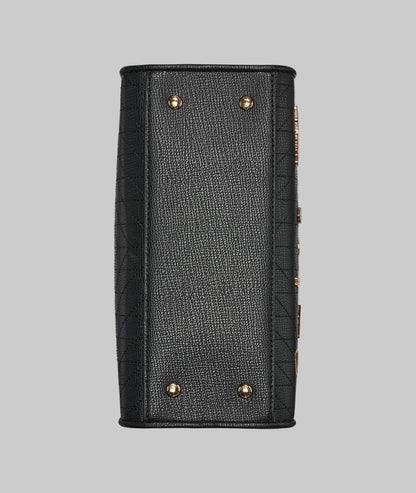 KarlLagerfeld Maybelle satchel with pins black