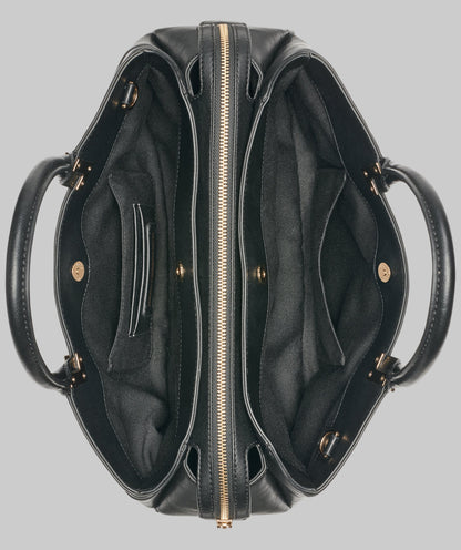 KarlLagerfeld Meribel satchel with pins black