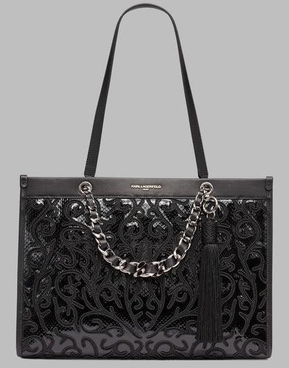 KarlLagerfeld Savoie tote black