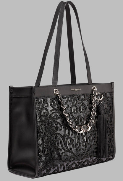 KarlLagerfeld Savoie tote black