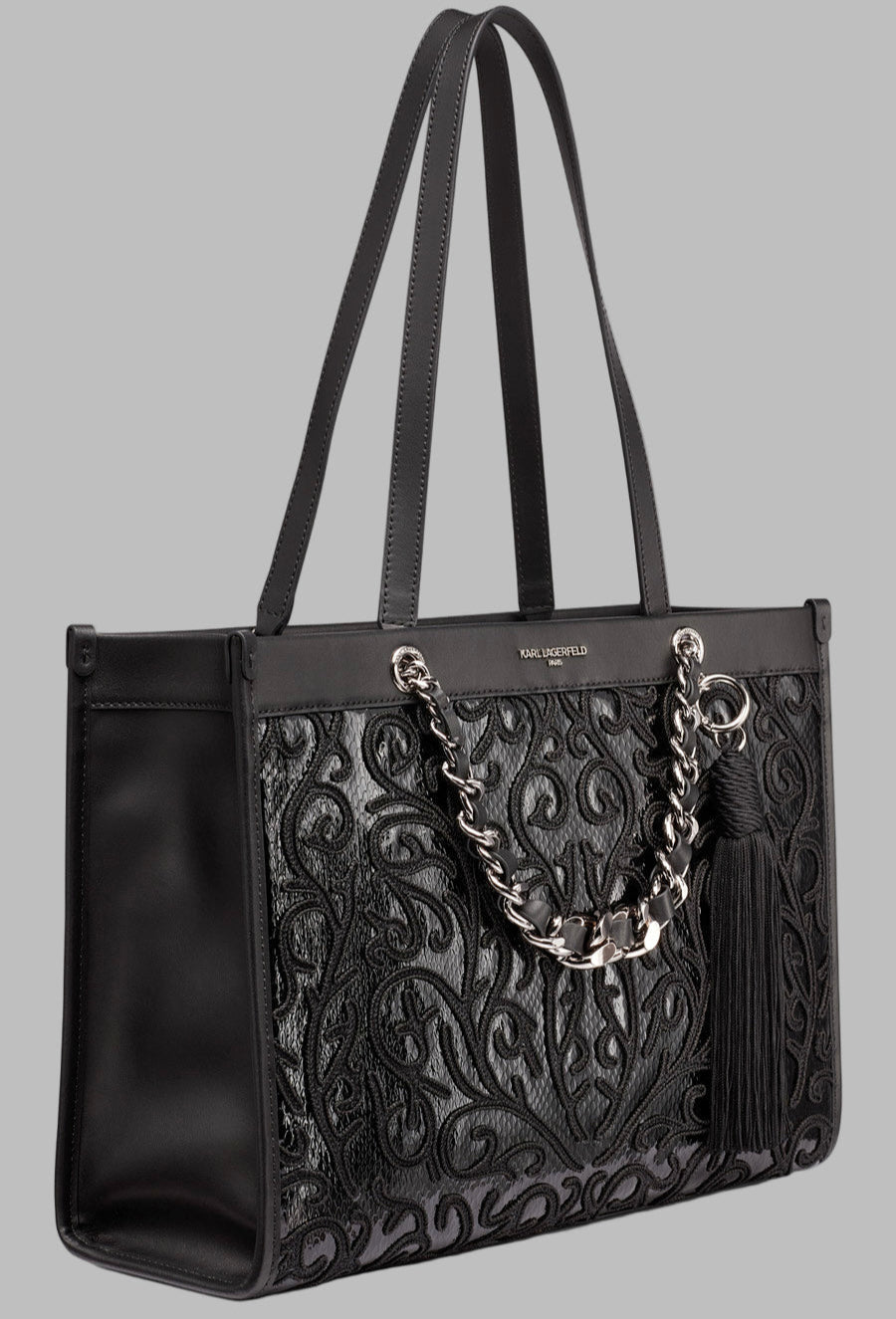 KarlLagerfeld Savoie tote black