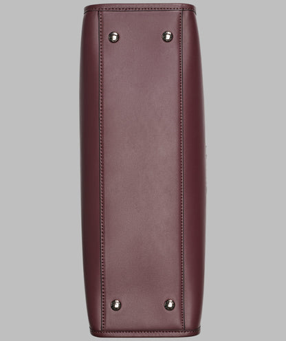 KarlLagerfeld Savoie large leather tote raisin