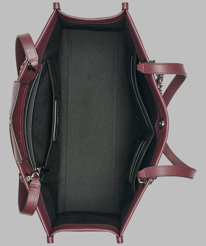 KarlLagerfeld Savoie large leather tote raisin